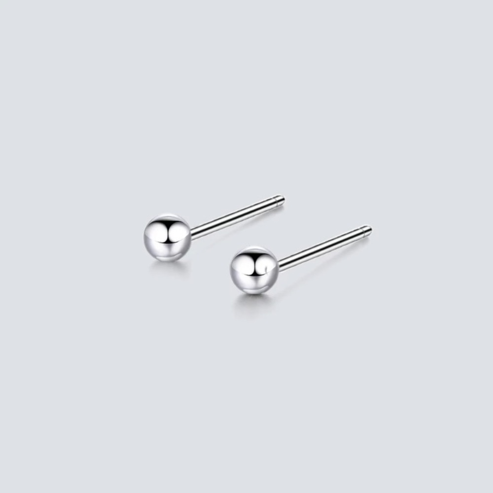 Stainless Steel Delicate Stud Earrings